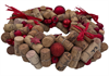 Рождественский эко-венок из винных пробок "Глоток Глинтвейна" - фото 7030