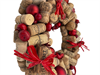 Рождественский эко-венок из винных пробок "Глоток Глинтвейна" - фото 7032