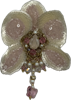 Брошь " Чувственная Орхидея" - фото 7403
