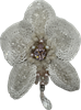 Брошь " Чувственная Орхидея" - фото 7434