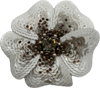 Брошь-цветок с пайетками - фото 7983